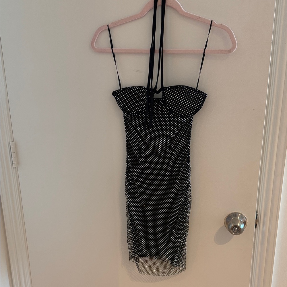 Elegant Black and diamond dress